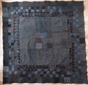 "Arrival of the Rajah Quilt" in progress