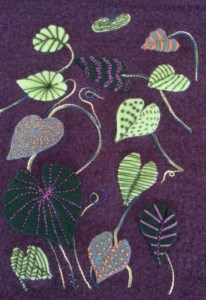 Marion Dines' Felting Fun Leaves