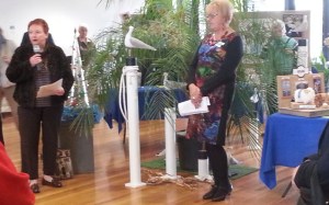 Barbara Abley with EGV Geelong President Valda King at the Opening